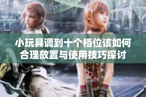 小玩具调到十个档位该如何合理放置与使用技巧探讨