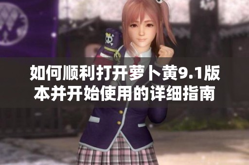 如何顺利打开萝卜黄9.1版本并开始使用的详细指南