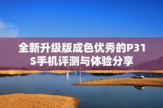 全新升级版成色优秀的P31S手机评测与体验分享