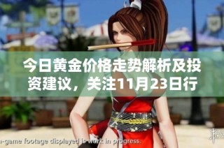 今日黄金价格走势解析及投资建议，关注11月23日行情变化