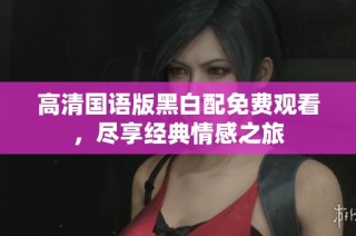 高清国语版黑白配免费观看，尽享经典情感之旅