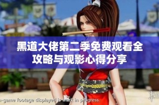 黑道大佬第二季免费观看全攻略与观影心得分享