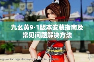 九幺黄9·1版本安装指南及常见问题解决方法