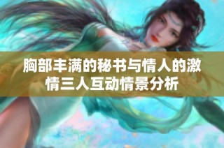 胸部丰满的秘书与情人的激情三人互动情景分析