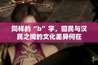 同样的“b”字，回民与汉民之间的文化差异何在