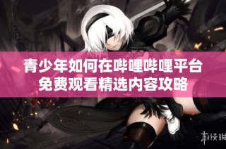 青少年如何在哔哩哔哩平台免费观看精选内容攻略