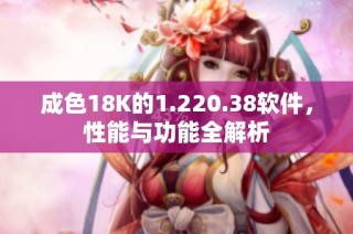 成色18K的1.220.38软件，性能与功能全解析