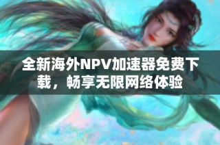 全新海外NPV加速器免费下载，畅享无限网络体验
