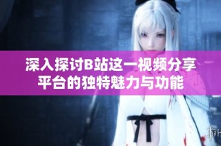 深入探讨B站这一视频分享平台的独特魅力与功能