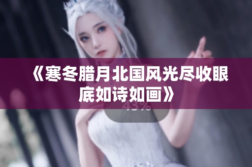 《寒冬腊月北国风光尽收眼底如诗如画》