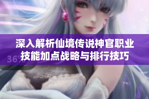 深入解析仙境传说神官职业技能加点战略与排行技巧