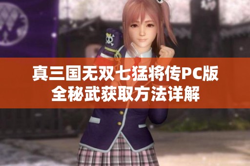 真三国无双七猛将传PC版全秘武获取方法详解