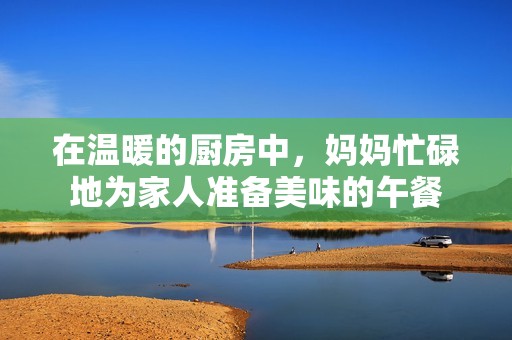 在温暖的厨房中，妈妈忙碌地为家人准备美味的午餐