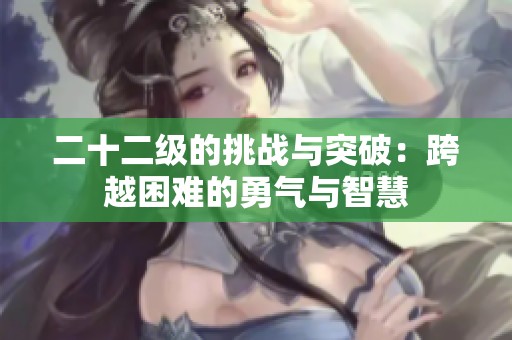二十二级的挑战与突破：跨越困难的勇气与智慧