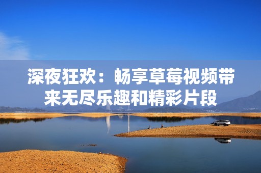 深夜狂欢：畅享草莓视频带来无尽乐趣和精彩片段