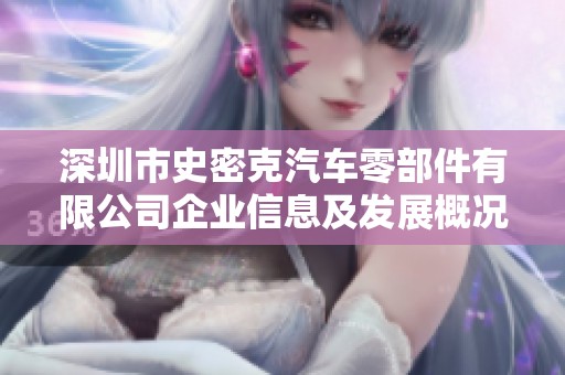 深圳市史密克汽车零部件有限公司企业信息及发展概况分析
