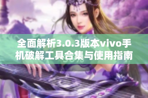 全面解析3.0.3版本vivo手机破解工具合集与使用指南