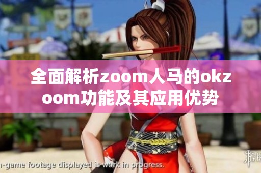 全面解析zoom人马的okzoom功能及其应用优势
