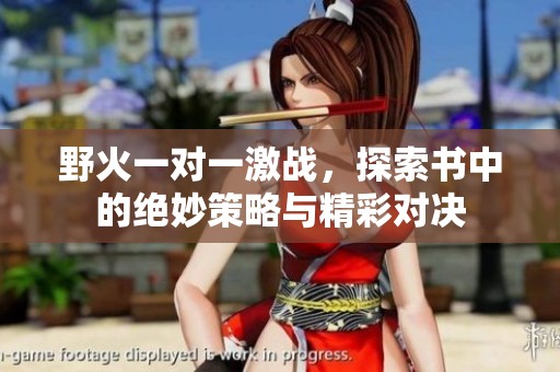 野火一对一激战，探索书中的绝妙策略与精彩对决