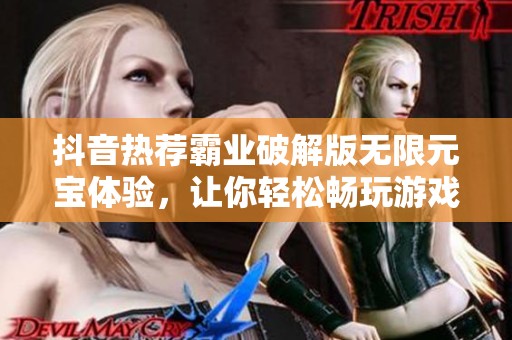 抖音热荐霸业破解版无限元宝体验，让你轻松畅玩游戏世界的精彩活动