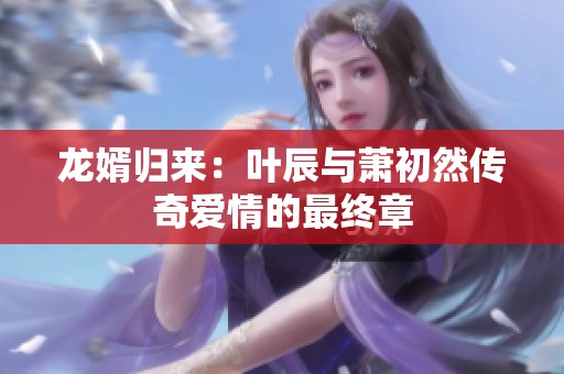 龙婿归来：叶辰与萧初然传奇爱情的最终章