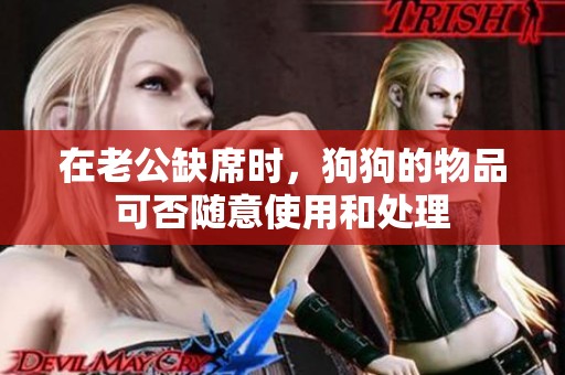 在老公缺席时，狗狗的物品可否随意使用和处理
