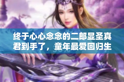 终于心心念念的二郎显圣真君到手了，童年最爱回归生活的美好瞬间