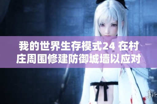 我的世界生存模式24 在村庄周围修建防御城墙以应对即将到来的袭击