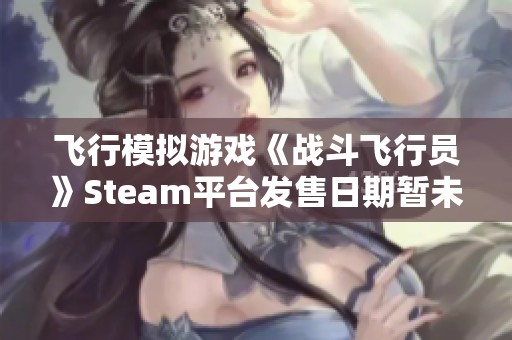 飞行模拟游戏《战斗飞行员》Steam平台发售日期暂未确定，敬请期待最新消息
