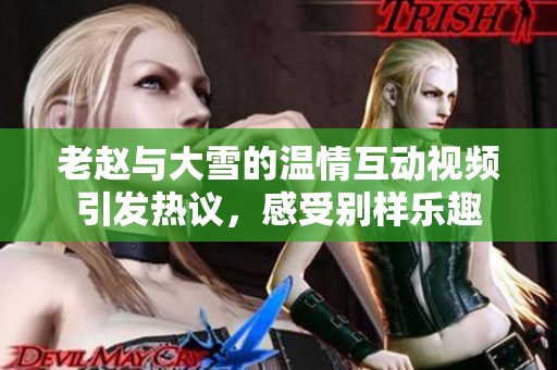老赵与大雪的温情互动视频引发热议，感受别样乐趣