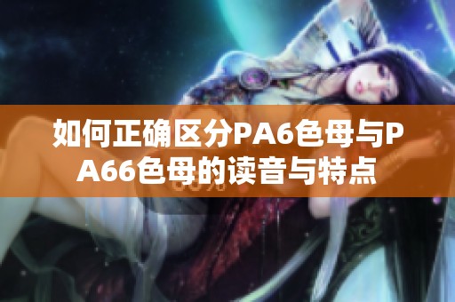 如何正确区分PA6色母与PA66色母的读音与特点