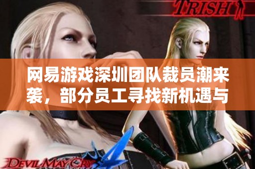 网易游戏深圳团队裁员潮来袭，部分员工寻找新机遇与希望