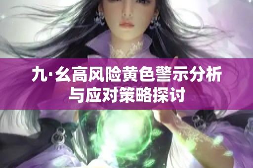 九·幺高风险黄色警示分析与应对策略探讨