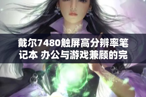 戴尔7480触屏高分辨率笔记本 办公与游戏兼顾的完美选择