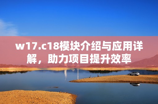 w17.c18模块介绍与应用详解，助力项目提升效率