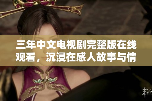 三年中文电视剧完整版在线观看，沉浸在感人故事与情感纠葛中