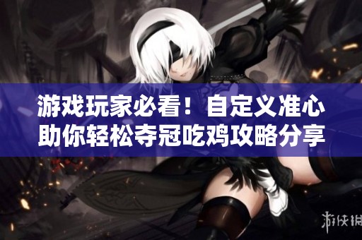 游戏玩家必看！自定义准心助你轻松夺冠吃鸡攻略分享